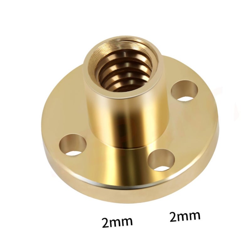 Brass Trapezoidal Lead Screw Nut For CNC 3D Printer DIY Accessories - Image 2